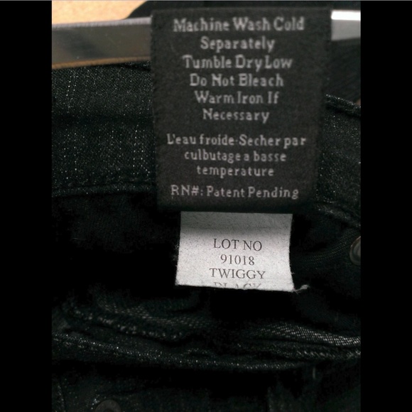 SOLD James Jeans Twiggy Black Cat Skinny Womens 25 #346 - Picture 7 of 9